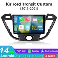 DAB+ Für Ford Transit Custom 2012-23 Carplay Android 14 Autoradio GPS Navi WiFi