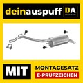 Endschalldämpfer für VW Transporter T4 1.9 TD 2.4 D Auspuff D831