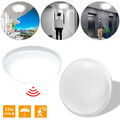 LED 15W Deckenleuchte Bewegungsmelder Radar Sensorlampe Treppen Flurlampe Weiß #