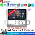 4G+64G Für Ford Focus MK2 MK II 2004-2011 Android 14 Autoradio CarPlay GPS Navi