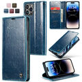 Für Samsung Galaxy A54 A52 A34 A14 A22 23 Leder Handy Hülle Wallet Schutz Tasche