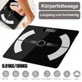 Körperfettwaage Waage Personen Personenwaage digital mit APP Bluetooth Waage NEU