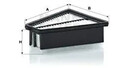 Luftfilter Filtereinsatz C 21 025 MANN-FILTER für RENAULT TWINGO II