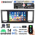 DAB+ 4+64GB Android 14 CarPlay Autoradio Für VW T6 Transporter Multivan GPS Navi