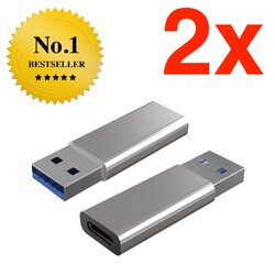 USB A auf USB C Adapter Ladeadapter Datenübertragung Stecker Konverter OTG