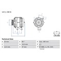 Bosch Lichtmaschine für Land Rover Discovery Range