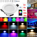 Bluetooth RGB+WW+CW LED Einbauleuchte Einbaustrahler Einbauspot Decken Leuchte