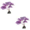  2 Count Pflanzen Artificial Aquarium-Pflanzendekor Künstliche Für Aquarien
