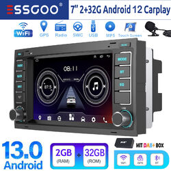 DAB+ Für VW Touareg T5 Transporter 32G Android 12 Autoradio GPS Navi Carplay RDS