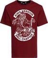 King Kerosin Classic T-Shirt KKI21008 Weinrot