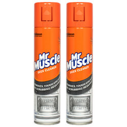 (40 EUR/l) 2x Mr Muscle Oven Cleaner Backofen-Reiniger 300ml