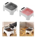 Automatischer zeitgesteuerter Katzenfutterautomat Mahlzeit Leckerli Napf für Trockenfutter Kätzchen kleine Hunde
