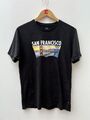 T-Shirt Levi's San Francisco schwarz T-Shirt Grafik Druck Logo kurzärmelig Herren S