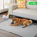 L/XL Kühlmatte Selbstkühlende Hunde Katzen Matte Kühlkissen Abkühlung Kühldecke
