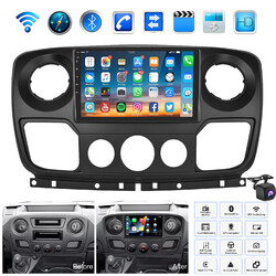 Carplay 10" Android14 Autoradio Für Opel Movano B Renault Master 3 GPS Navi WIFI