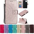 Hülle für Apple iPhone 13 Handy Cover Flip Case Schutzhülle Tasche Etui Mandala