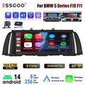 10.25" DAB+ Autoradio für BMW 5er F10 F11 CIC Android 14 8+256GB 8-Core CarPlay