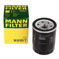 MANN-FILTER W610/7 ÖLFILTER geeignet für HYUNDAI ATOS GETZ i10 i20 GB IB PB PBT