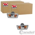 2X VAN WEZEL BLINKLEUCHTE BLINKER GLASKLAR VORNE PASSEND FÜR CHEVROLET CRUZE