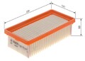 Bosch F 026 400 607 Luftfilter für RENAULT