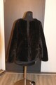 Jacke Damen flauschig Gr. L Schwarz Pelz H&M