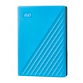 WD My Passport Festplatte, 4 TB HDD, 2,5 Zoll, extern, Blau