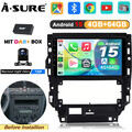 DAB+ 4+64GB Android 15 Autoradio Carplay GPS Kam Navi für VW Bora 1J Golf 4 MK4