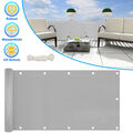Balkonsichtschutz Balkonstof 6m Gartenfreude PVC UV-Schutz Balkonbespannung