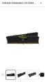 Corsair Vengeance LPX 64 GB (4 x 16GB) DDR4-3200 MHz CL16 Kit, Intel XMP 2, RAM