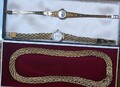 Hochwertiger Modeschmuck Collier / Kette, Uhren  Marke Mejestic Quarz Mechanisch