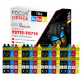 40x Kompatibel Druckpatronen Für Epson T0711 T0712 T0713 T0714 (Multipack T0715)