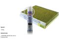 MANN-Innenraum-Filter+Liqui Moly Klima-Reiniger für Ford Fiesta VI B-Max JK