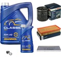 BOSCH Inspektionspaket 6L MANNOL Classic 10W-40 für Citroën C8 EA EB 3.0 V6