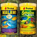 (12,50€/L) Tropical Malawi Flakes 1000ml + Spirulina Flakes 1000ml ( 2x 1L) #