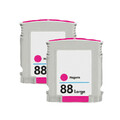 2 Patronen PlatinumSerie für HP 88 XL Magenta OfficeJet Pro K 5300 K 5400 K 5400