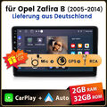 Für Opel Zafira B Astra H 2005-2014 Autoradio Navi GPS WIFI FM Android12 Carplay