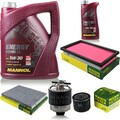 Motor-Öl 6L MANNOL 5W-30 Combi LL+MANN-FILTER Filterpaket Filterpaket