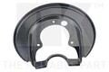NK Spritzblech, Bremsscheibe Hinterachse rechts u.a. für AUDI, SEAT, SKODA, VW