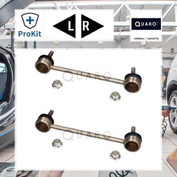 2x ORIGINAL® Quaro QS7129/HQ Stange/Strebe, Stabilisator Vorne, Links, Rechts