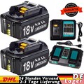 4x 18V Original Akku für Makita BL1860B 9,0Ah 8,0Ah Led Anzeige 197422-4 BL1850B