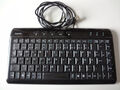 Hama Slimline Mini-Keyboard SL 640 deutsche QWERTZ Tastatur Schwarz USB