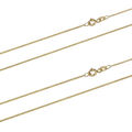 Panzerkette 585 Gelbgold 14 Karat Halskette massive Goldkette Unisex Collier