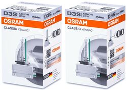 2x D3S Osram 66340clc Lampen Scheinwerfer Classic Xenarc Xenon Led Brenner 2024