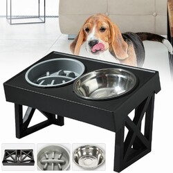Hundenapf Erhöht Fressnapf Futterstation Hund Wassernapf Hundenäpfe Futternapf