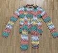 Orig. MISSONI Strickjacke mit Schal bunt Strick Gr.38