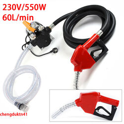 Dieselpumpe Heizölpumpe Selbstansaugend Zapfpistole Mit Zählwerk Pump 50-60L/Min