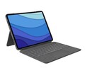 Logitech Combo Touch Tastaturcase Trackpad für iPad Pro 12,9“ (5./6. Gen) Grau