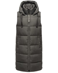 Navahoo Damen Übergangs Outdoor Steppweste mit Kapuze gesteppt B942 NEU