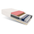 Matratze 120x200 Taschenfederkern PAOLA H2 H3 7 Zonen Kokos Visco 26 cm JERSEY