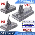 9500mAh Akku Für Dyson V6 V8 V10 SV10 Animal Absolute Staubsauger Ersatzakku DHL